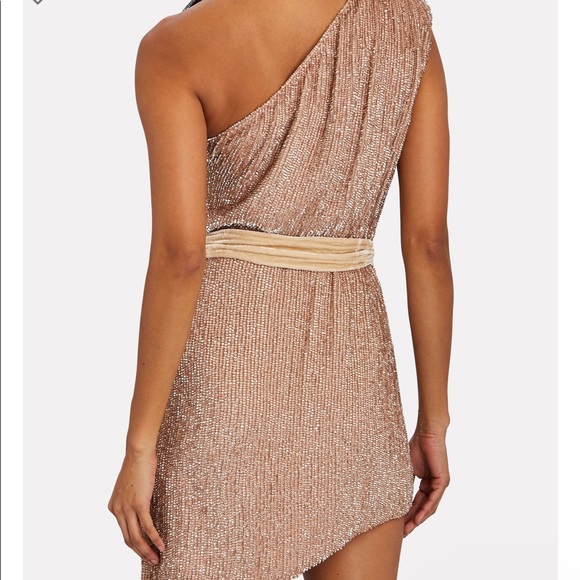 RETROFÊTE Ella One-Shoulder Sequin Dress - Picture 4 of 13